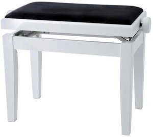 GEWA Piano Bench Deluxe White Matt