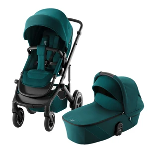 BRITAX RÖMER Set kočárek Smile 5Z + hluboká korba Atlantic Grey Diamond collection