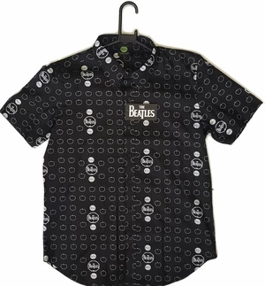 The Beatles Camisa polo Drum and Apples Black L