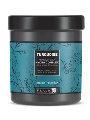 Maska pro jemné a unavené vlasy Black Turquoise Hydra Complex - 1000 ml (102013) + dárek zdarma