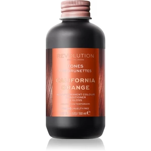 Revolution Haircare Tones For Brunettes tónovací balzám pro hnědé odstíny vlasů odstín California Orange 150 ml