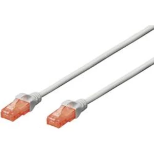 Síťový kabel RJ45 Digitus DK-1612-020, CAT 6, U/UTP, 2.00 m, šedá