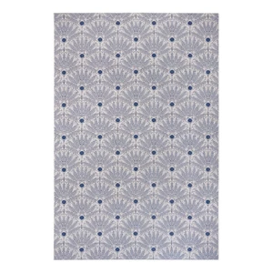 Modro-sivý vonkajší koberec Ragami Amsterdam, 200 x 290 cm