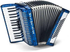 Weltmeister Rubin 30/60/II/3 MT Albastru Acordeon cu clape