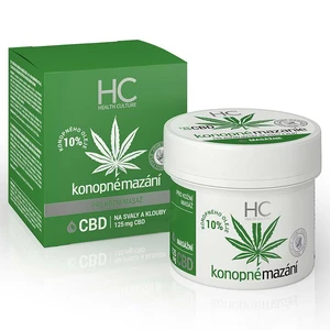 HEALTH CULTURE CBD Konopné mazání 125 ml