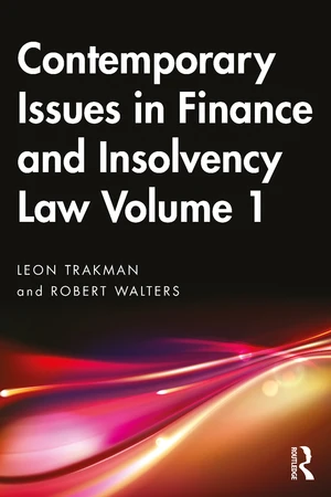 Contemporary Issues in Finance and Insolvency Law Volume 1