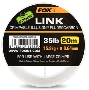 Fox fluorocarbon edges link illusion čirý 20 m - 0,53 mm 25 lb