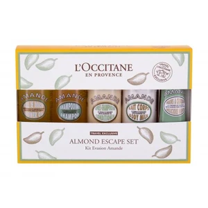 L´Occitane Almond (Amande) dárková kazeta sprchový olej 75 ml + šampon 75 ml + kondicionér 75 ml + tělové mléko 75 ml + krém na ruce 30 ml pro ženy