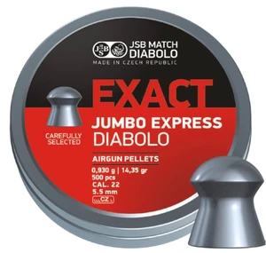 Diabolky Exact Jumbo Express 5.52 mm JSB® / 500 ks (Barva: Vícebarevná)