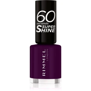 Rimmel 60 Seconds Super Shine lak na nechty odtieň 345 Black Cherries 8 ml