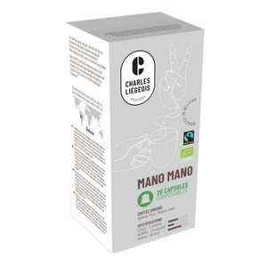 Kaffeekapseln geeignet für Nespresso® Charles Liégeois „Mano Mano“, 20 Stk.