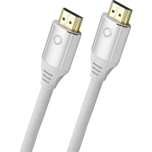 Oehlbach HDMI AV prepojovací kábel [1x HDMI zástrčka - 1x HDMI zástrčka] 3.00 m biela