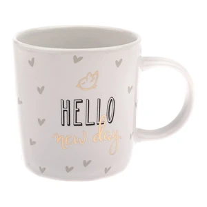 Porcelánový hrnček Dakls Hello, 360 ml