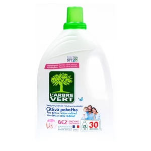 Ekologický prací gél pre citlivú pokožku, L´Arbre Vert Sensitive, 2 l