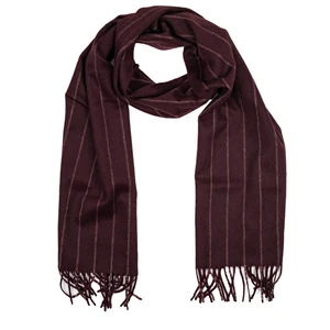 Joshua Ellis 1767 Kašmírový šál Joshua Ellis Chalk Stripe Scarf