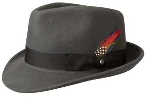 Stetson Klobúk Stetson Trilby Woolfelt z vlnenej plsti - šedý - L (59 cm)