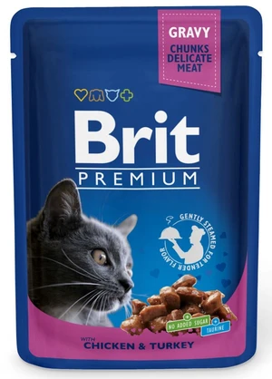 Brit Premium For Adult in Gravy 100g - Chicken &amp; Turkey