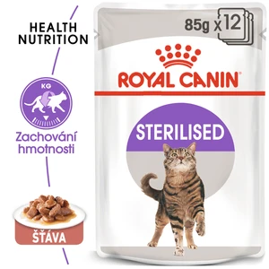 Royal Canin cat kapsa STERILISED v sose - 85g