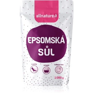 Allnature Epsomská sůl sůl do koupele 1000 g