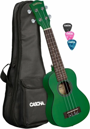 Cascha HH 2265L Green Sopránové ukulele