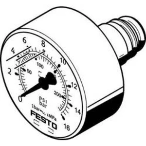 Manometr FESTO PAGN-26-16-P10, 0 do 16 bar