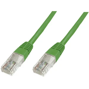 Digitus DK-1511-050/G RJ45 sieťové káble, prepojovacie káble CAT 5e U/UTP 5.00 m zelená UL certifikácia 1 ks