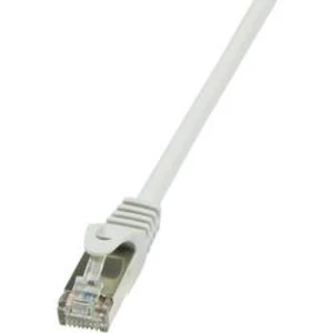 Síťový kabel RJ45 LogiLink CP1082S, CAT 5e, F/UTP, 7.50 m, šedá