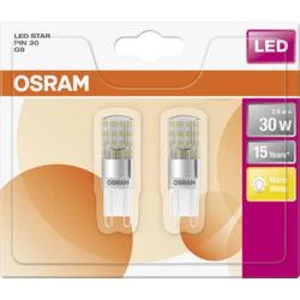 LED žárovka OSRAM 4058075812635 230 V, G9, 2.6 W, teplá bílá, A++ (A++ - E), kolíková patice, 2 ks