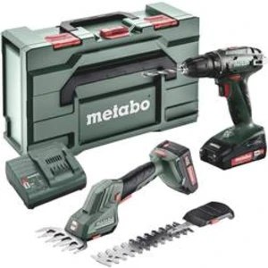 Aku vrtací šroubovák Metabo BS 18 + SGS 18 LTX Q 685186000, 18 V, 2.0 Ah, Li-Ion akumulátor