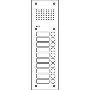 Domovní telefon Ritto by Schneider RGE1811225 RGE1811225, nerezová ocel