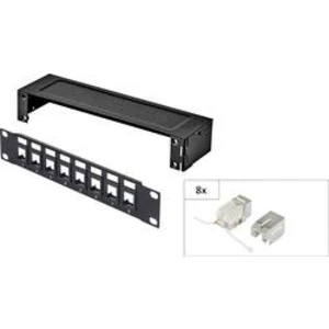 Síťový patch box Renkforce KS10, 8 portů, CAT 6A, 1 U