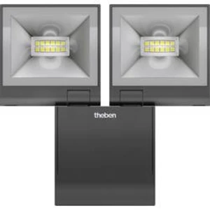 Venkovní LED reflektor Theben theLeda S20L BK 1020724, 20 W, N/A, černá