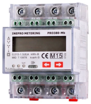 Elektroměr PRO380-S-CT 5A MID 3F 2-sazbový M-BUS