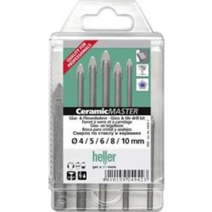 Sada vrtáků do skla a dlažby Heller QuickBit® CeramicMaster, 1/4" (6.3 mm), 5 dílů