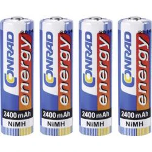 Akumulátor Conrad energy, NiMH, AA, 2400 mAh, 4 ks