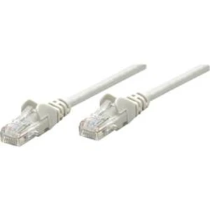 Síťový kabel RJ45 Intellinet 340427, CAT 6, U/UTP, 0.50 m, šedá