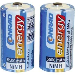 Akumulátor malé mono C Ni-MH Conrad energy HR14, 5500 mAh, 1.2 V 2 ks