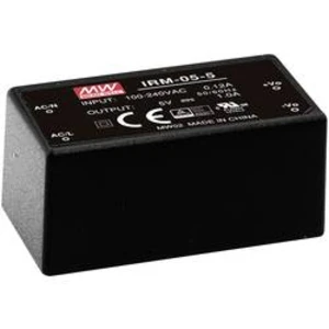 AC/DC zdroj do DPS Mean Well IRM-05-3.3, 3.3 V/DC, 1.25 A, 4.1 W