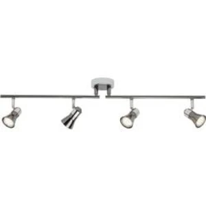 Stropní lampa LED GU10 10 W Brilliant Jupp G18332/76 chrom, černá