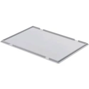 Dosedací víko pro nádoba 600 x 400 mm Alutec 05090, (d x š) 400 mm x 600 mm, šedá