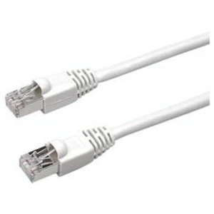 Síťový kabel RJ45 Bachmann 940.041, CAT 6, S/FTP, 5.00 m, šedá