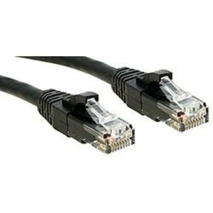 Síťový kabel RJ45 LINDY 45433, CAT 6, U/UTP, 2.00 m, černá