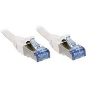 Síťový kabel RJ45 LINDY 47193, CAT 6A, S/FTP, 1.50 m, bílá