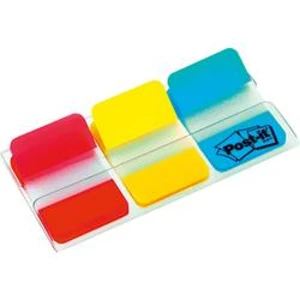 Samolepící proužky post-it Index strong 686-RYB 38 x 25,4 mm 22, roztříděné, 3 ks / sada Post-it 686-RYB, (š x v) 25.4 mm x 38 mm, 1 ks