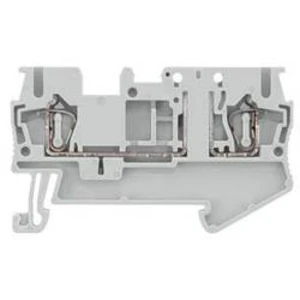 Oddělovací svorka přípojka s pružinovým protitahem Siemens 8WH20006AF00, 5.2 mm, šedá, 50 ks