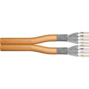 Digitus DK-1741-VH-D sieťový kábel ethernetový CAT 7 S/FTP 4 x 2 x 0.25 mm² oranžová metrový tovar