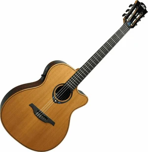 LAG Tramontane HyVibe 15 Nylon Klasická gitara s elektronikou