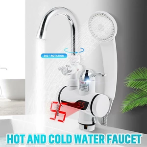 3000W Hot And Cold Water Faucet Instant Heating Water Heater With Shower Head