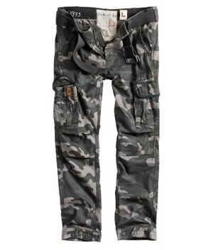 Nohavice RAW VINTAGE SURPLUS® Premium Slimmy - Black Camo (Farba: Black Camo, Veľkosť: S)