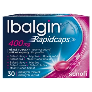 IBALGIN Rapidcaps 400 mg 30 kapsúl